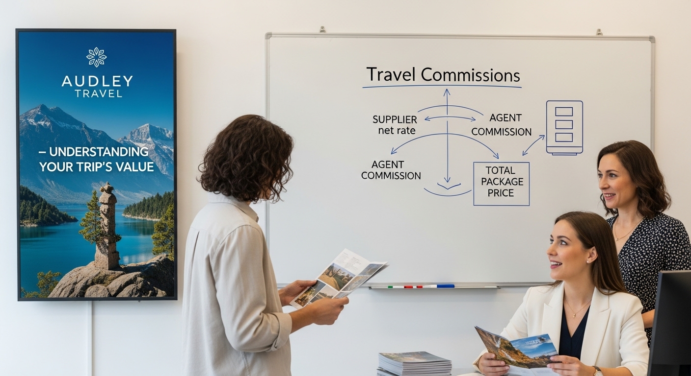 how much commission do audley travel charge