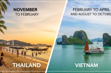 best time to visit thailand and vietnam