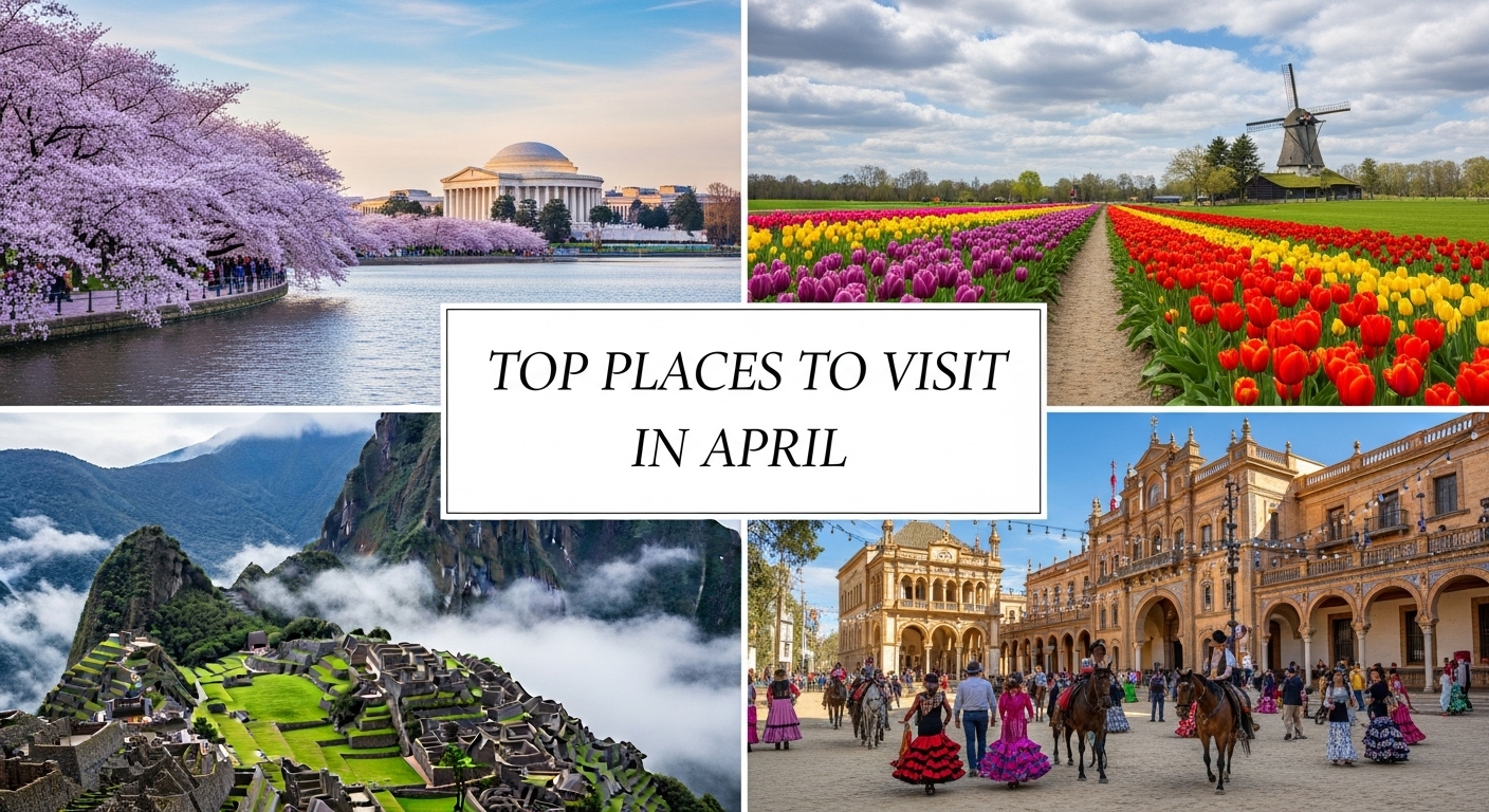 best places to visit in april