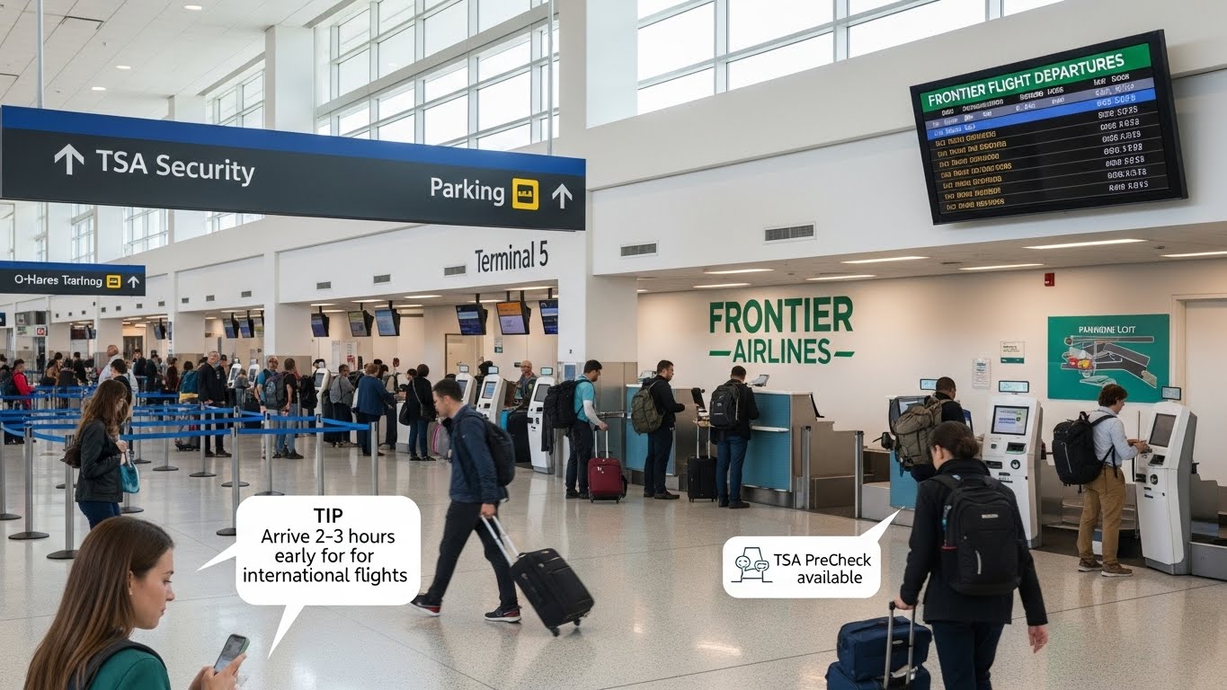 what terminal is frontier at ord