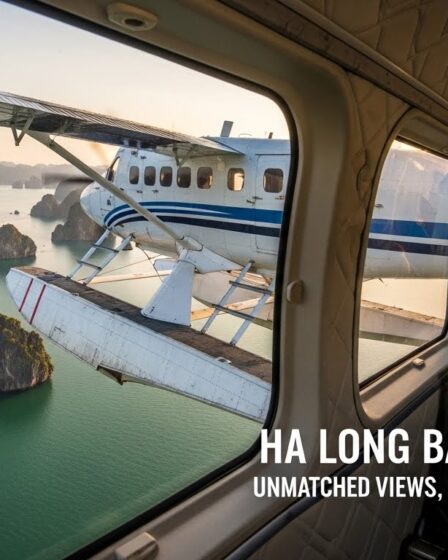 seaplane to halong bay