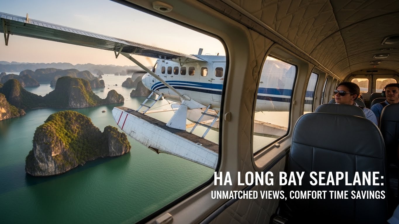 seaplane to halong bay