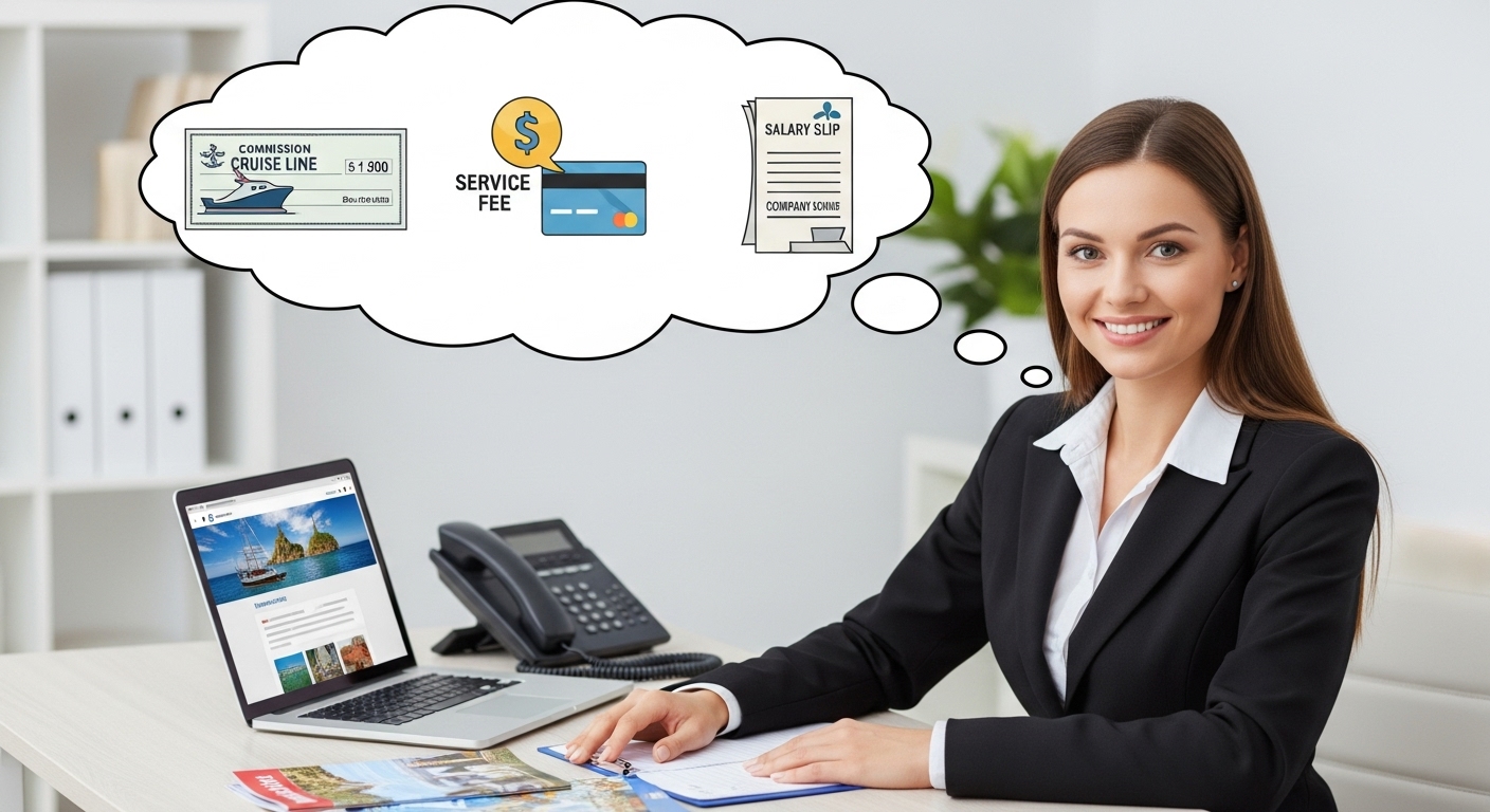 how do travel agents get paid?