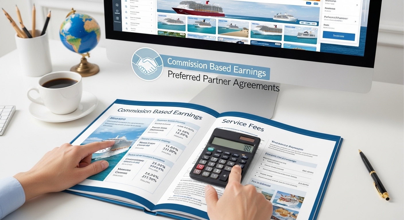 how do travel agents get paid for cruises