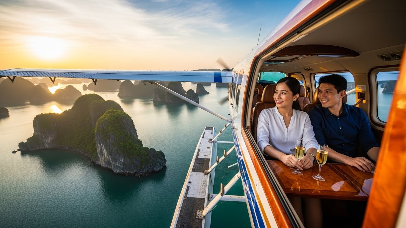 halong bay seaplane