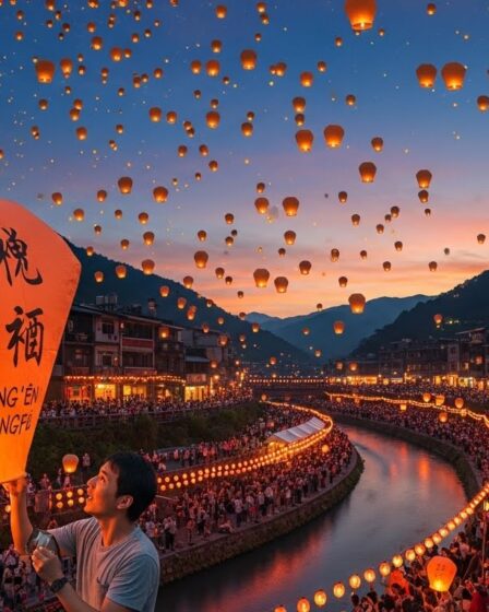 pingxi sky lantern festival