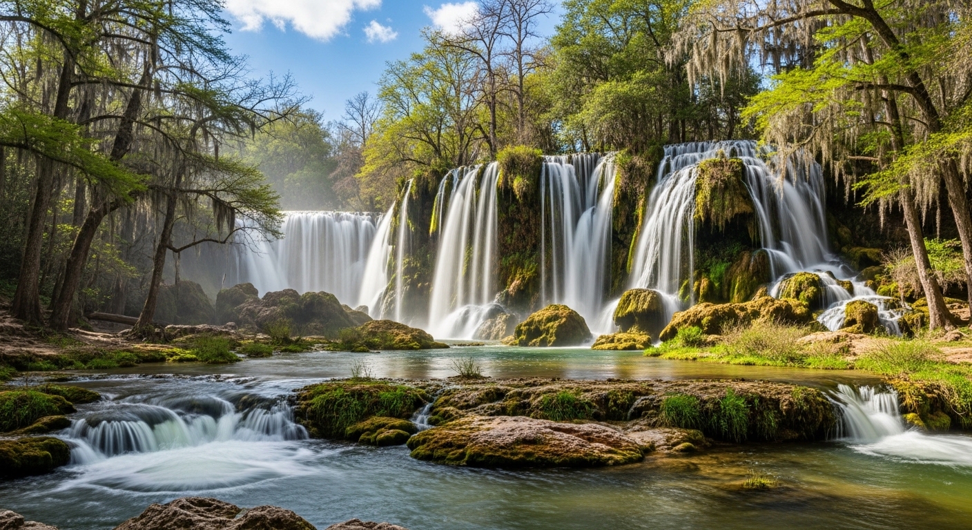 waterfalls in texas