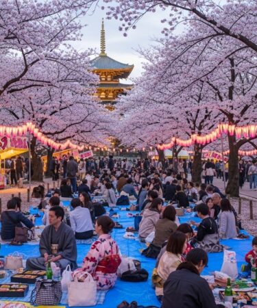 cherry blossom festival japan