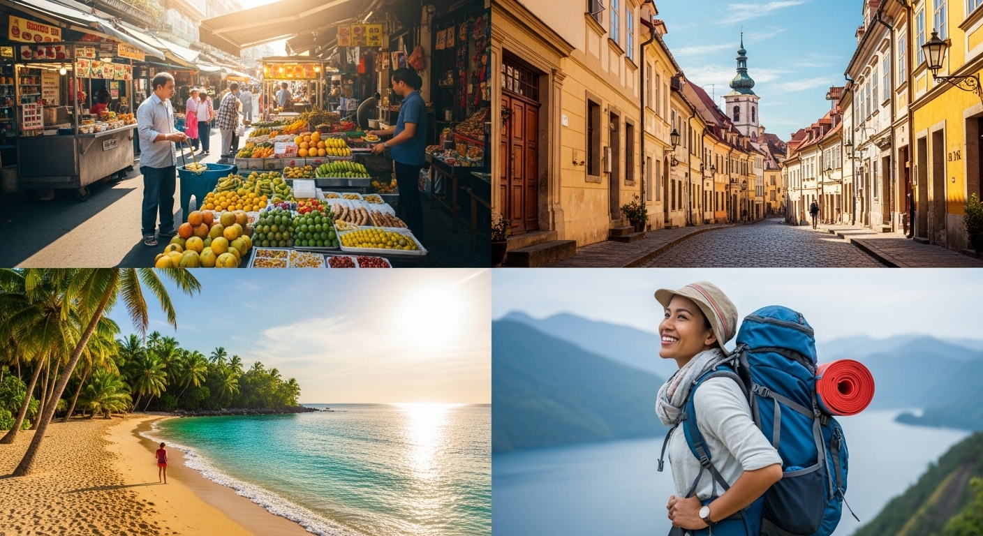 cheapest places to travel