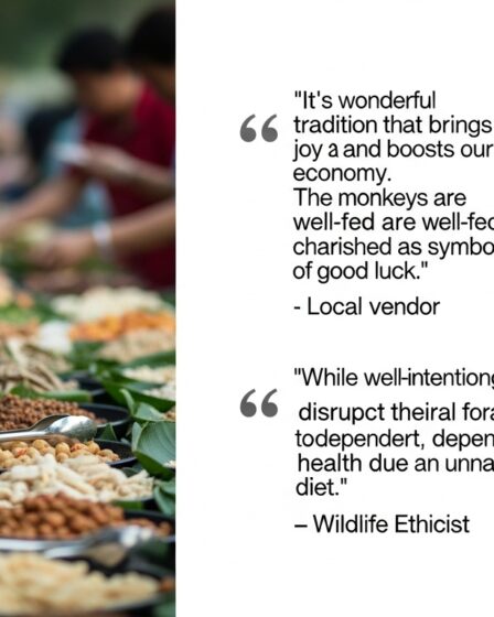 monkey buffet festival