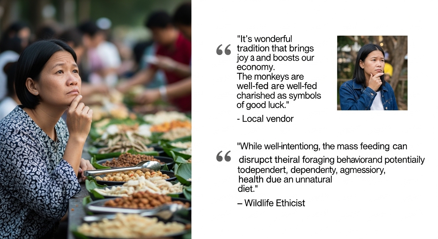 monkey buffet festival